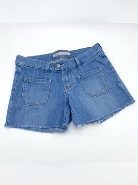 Old Navy Jean Shorts Blue Denim Low Rise Cut Off Women’s Size 2